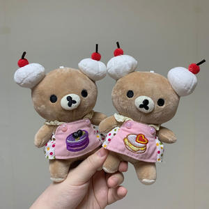 (새상품) 리락쿠마 케이크 디저트 마스코트 인형 키링