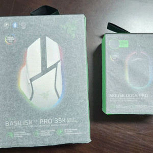 레이저바실리스크v3 pro마우스 + 마우스독 세트