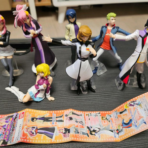 건담시드 데스티니 캐릭터즈5 피규어 7종 세트 팝니다