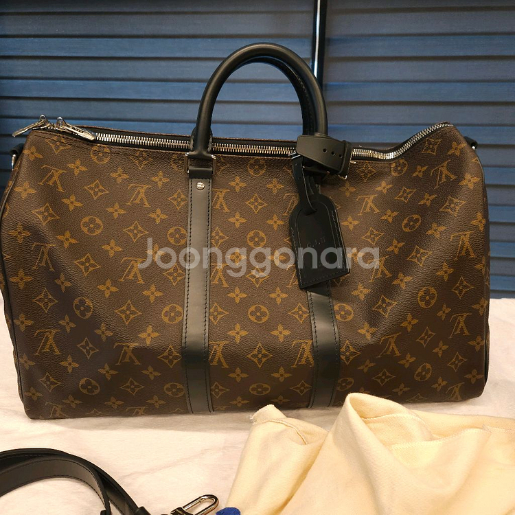 루이비통 마카사르 키폴45 여행 가방 보증서풀셋--3