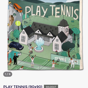 스튜디오 얀 플레이스카프 90x90 새상품