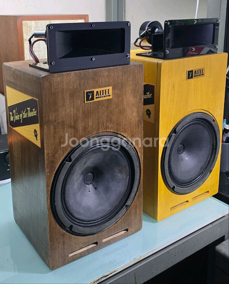 빈티지 알텍 403a 풀레인지 스피커 + 빈티지 메탈 혼 트위터--3