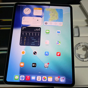 아이패드프로13 M4 512 와이파이 실버 단순개봉급(올해 11월 구매, 사이클 0)