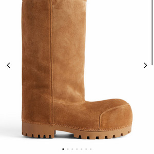 발렌시아가 알래스카 퍼 하이 부츠 36 사이즈