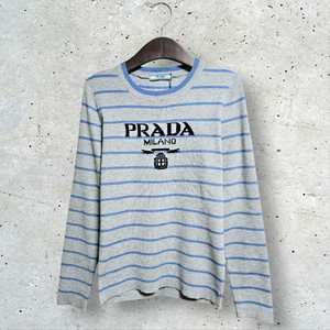 프라다 슈퍼파인 울 크루넥 스웨터 (95/M)
