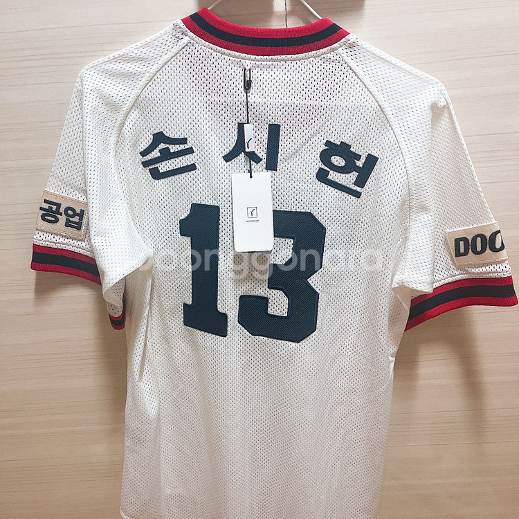 두산베어스 휠라 어센틱 해피 유니폼, 위팬 올드 홈 새상품 판매해요--3