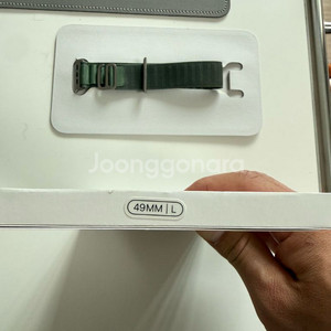 애플워치 울트라 그린 밴드 L사이즈 이미지
