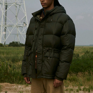 아웃스탠딩 구스다운 카라코람 패딩 블랙 1