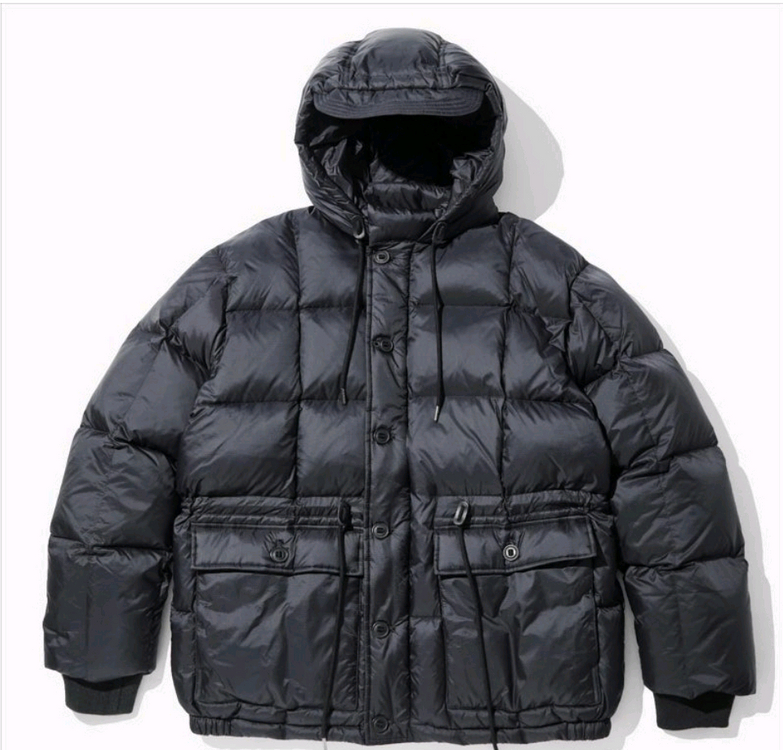 아웃스탠딩 구스다운 카라코람 패딩 블랙 1--1