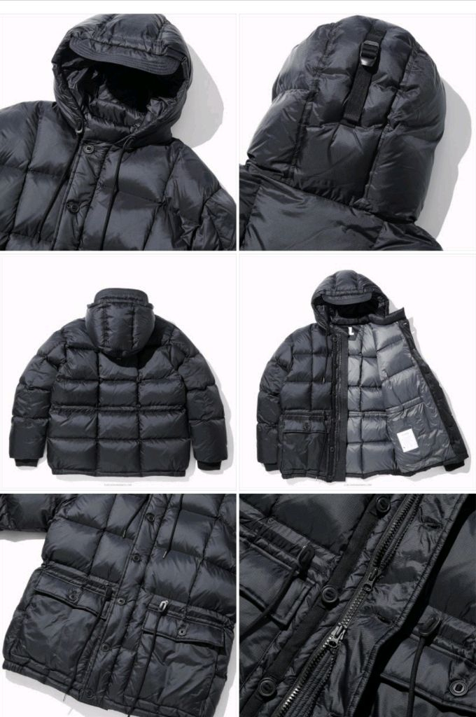 아웃스탠딩 구스다운 카라코람 패딩 블랙 1--2