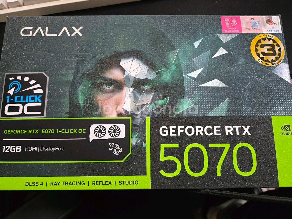 갤럭스 RTX 5070 1-CLICK OC 그래픽카드--0