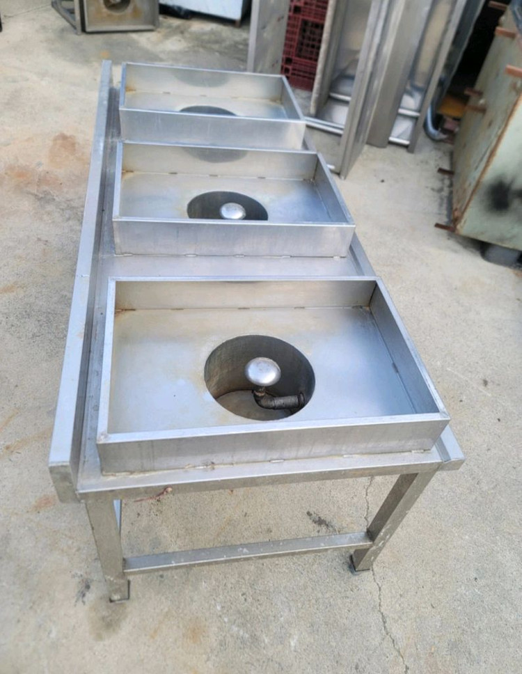 업소용 대게 스팀 찜기 3구 + 태림 스팀 보일러 이미지