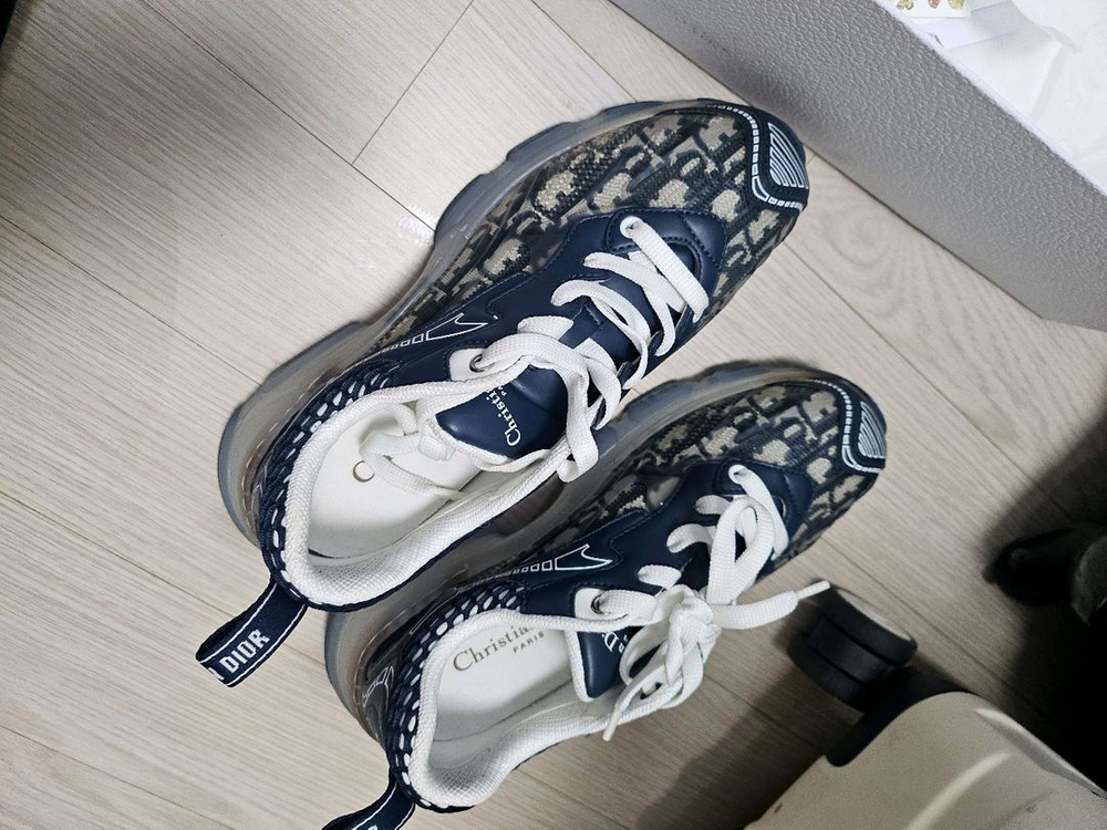 디올 오블리크 스니커즈--2
