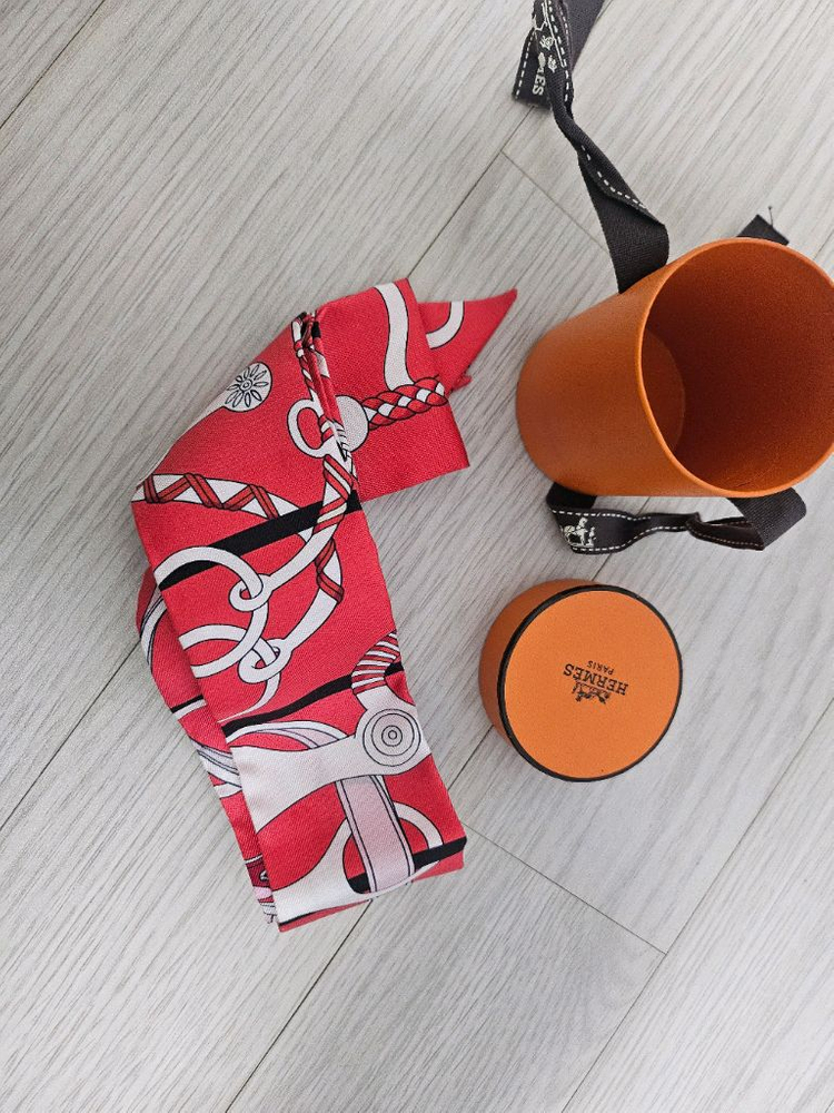 에르메스 레더 파우치--1