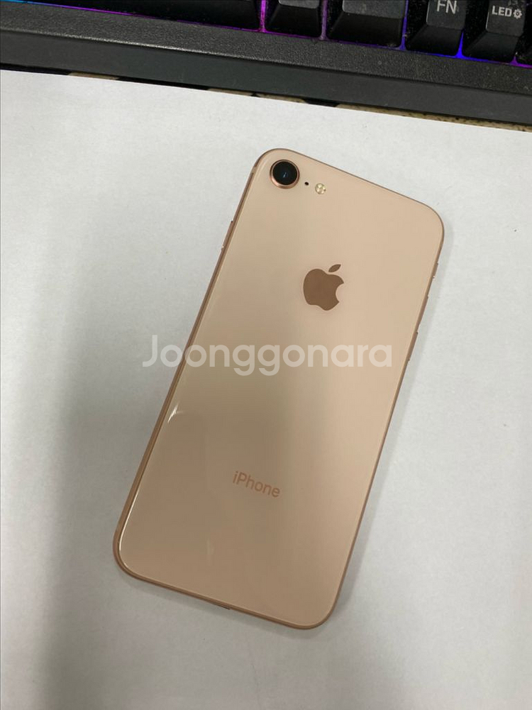 아이폰8 로즈골드 SSS급 64GB 배터리100%--0