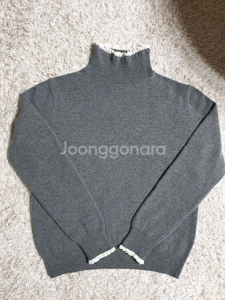 보웬 셀린 레이스 폴라 니트 제평 더캐시미어 타임--9