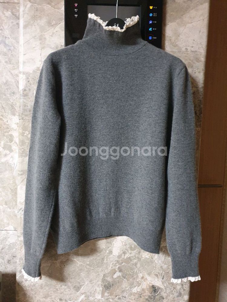 보웬 셀린 레이스 폴라 니트 제평 더캐시미어 타임--8