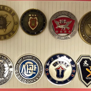 군대 관련 기념코인 세트 이미지
