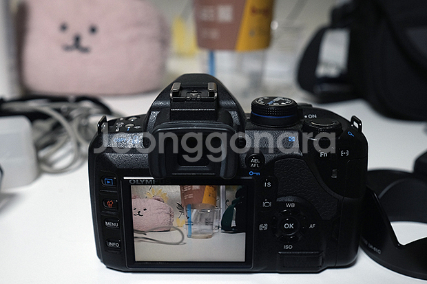 올림푸스 E-520 랜즈2개,플레쉬 set 팝니다--6