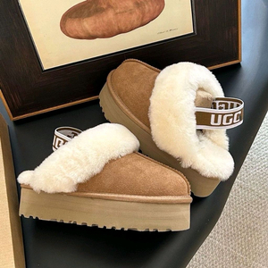 퍼 웨지힐 슬리퍼