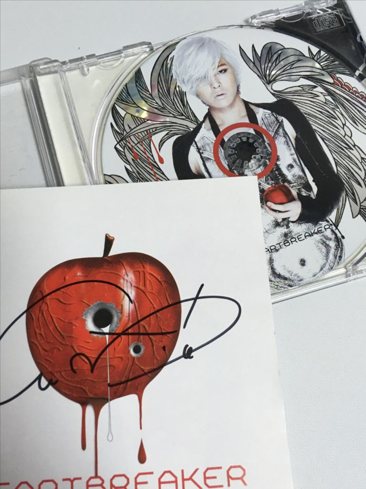 지디 하트브레이커 친필사인 쥬얼버전 앨범 판매 이미지