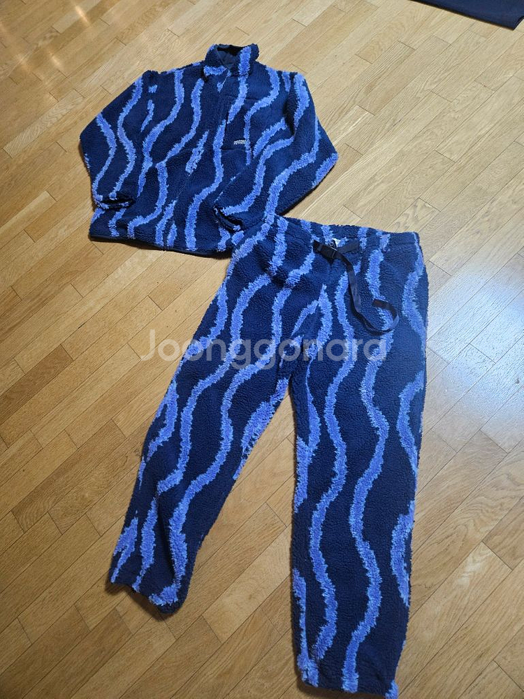 그라미치 쉐르파 리플 자켓 팬츠 셋업 양털 플리스 후리스 세트 xxl--0