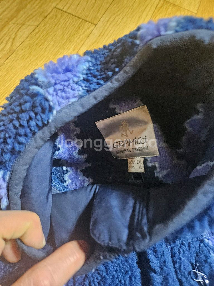 그라미치 쉐르파 리플 자켓 팬츠 셋업 양털 플리스 후리스 세트 xxl--5