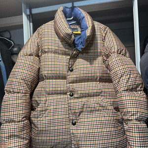 질스튜어트 스포츠 덕다운 패딩 (잔체크 95-100)