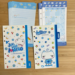 고전문구 와와109 아이네꼬(아이네코) 육공다이어리 속지 일괄 이미지