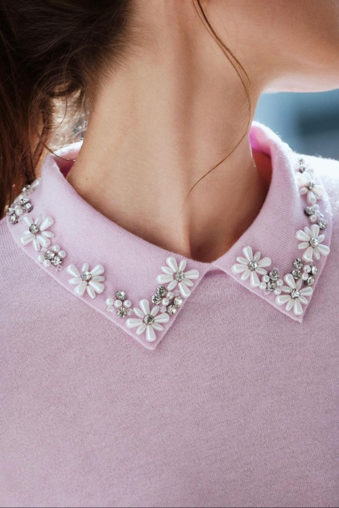 zara 자라 펄 칼라 니트 스웨터 79900-39900 택있는 새상품--2