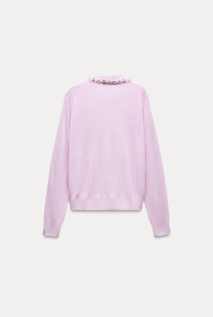 zara 자라 펄 칼라 니트 스웨터 79900-39900 택있는 새상품--4