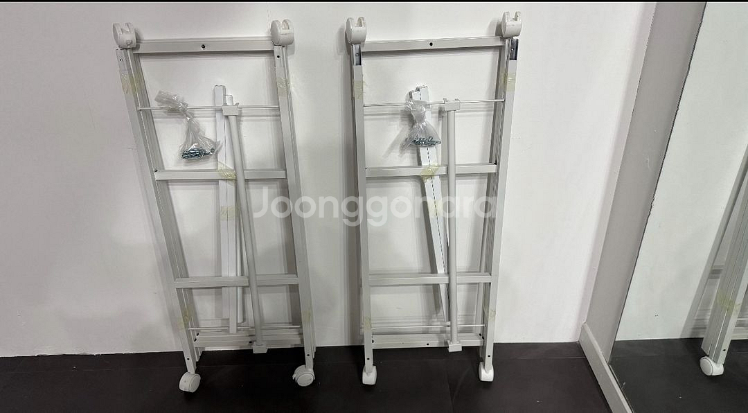 까사마루 멀티 2단 행거 옷걸이형--3