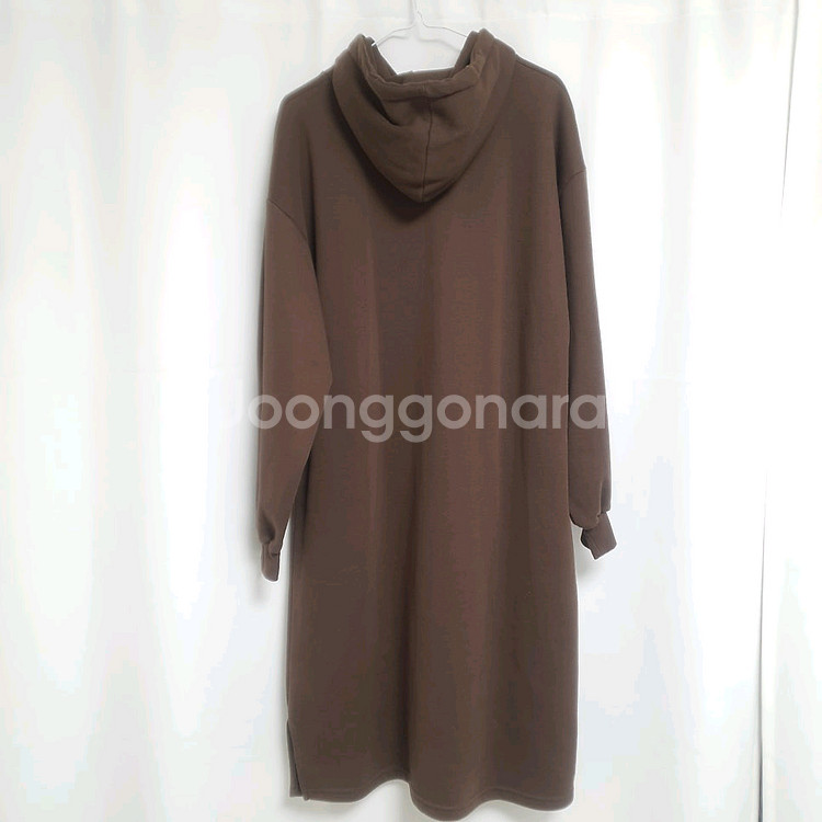 브라운 기모 후드 롱 원피스 / 베이델리 크림치즈마켓 리리앤코 파인땡큐 하비언니 수달쌀롱 로버블 슬로우앤드 니어웨어--2