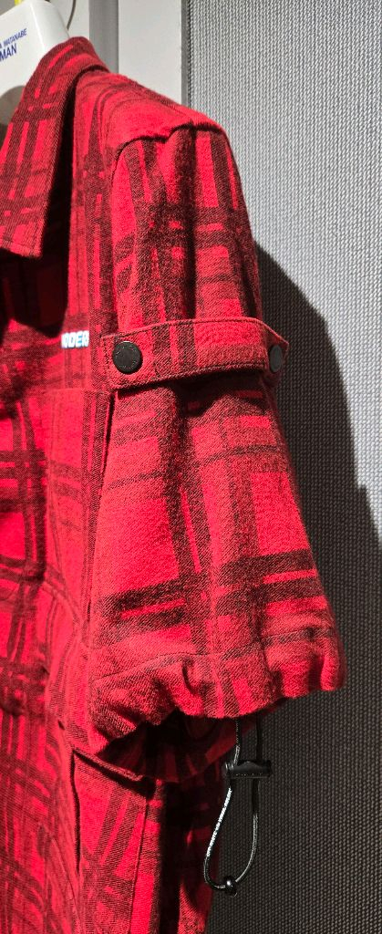 오프화이트 플란넬 셔츠 M--5