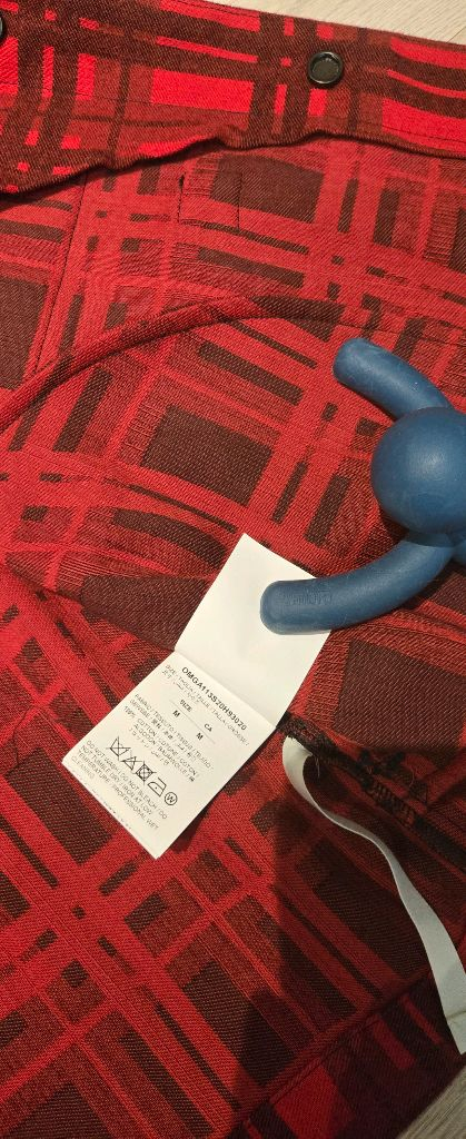 오프화이트 플란넬 셔츠 M--8