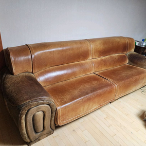 물소가죽 소파 4인 + 1인