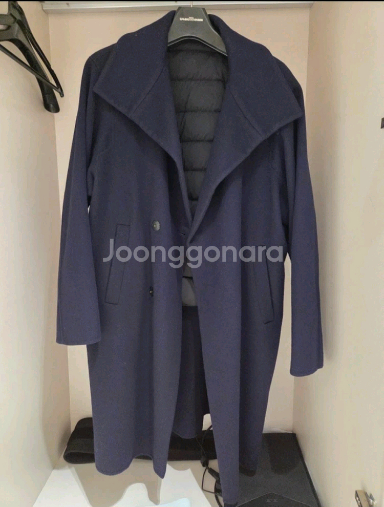 시스템옴므 네이비 코트 (100 or 105사이즈 적합 예상)--0