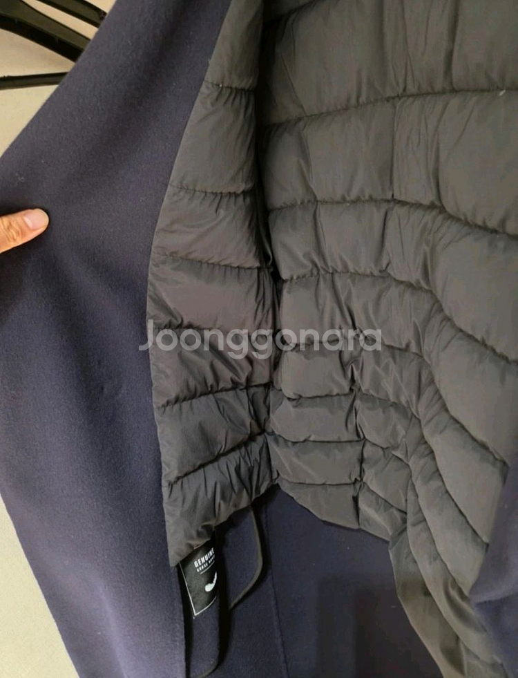 시스템옴므 네이비 코트 (100 or 105사이즈 적합 예상)--2