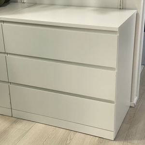 이케아 말름 MALM 3칸 수납 서랍장