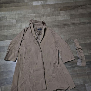 정품) TIME 타임 한섬 트렌치코트