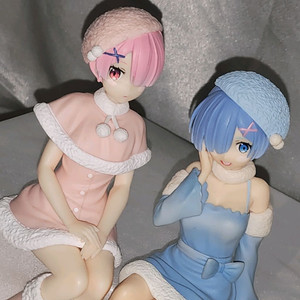 리제로 렘람 스노우 프린세스 누들스토퍼 미소녀 피규어 일괄 이미지