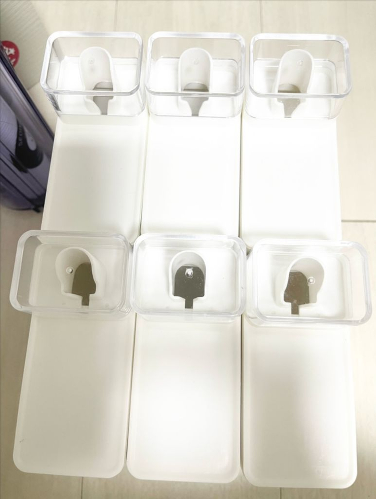 세탁세제 리필용기 세제용기 세제통 다용도용기 이미지