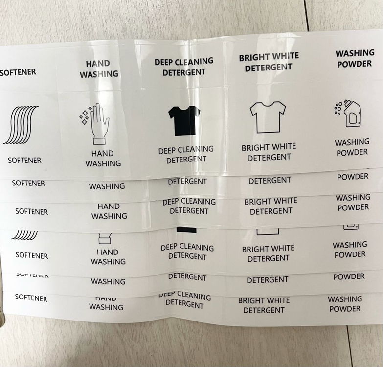 세탁세제 리필용기 세제용기 세제통 다용도용기 이미지