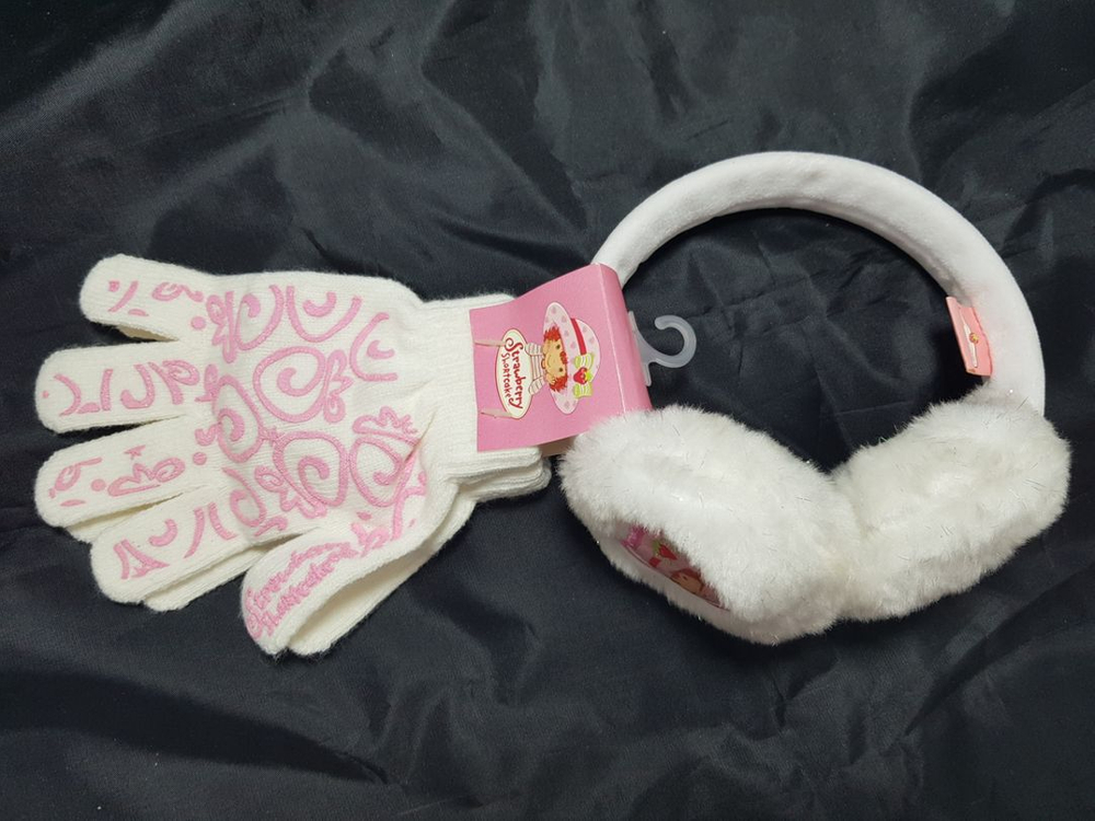 어린이 겨울철 방한 귀마개 장갑세트--4