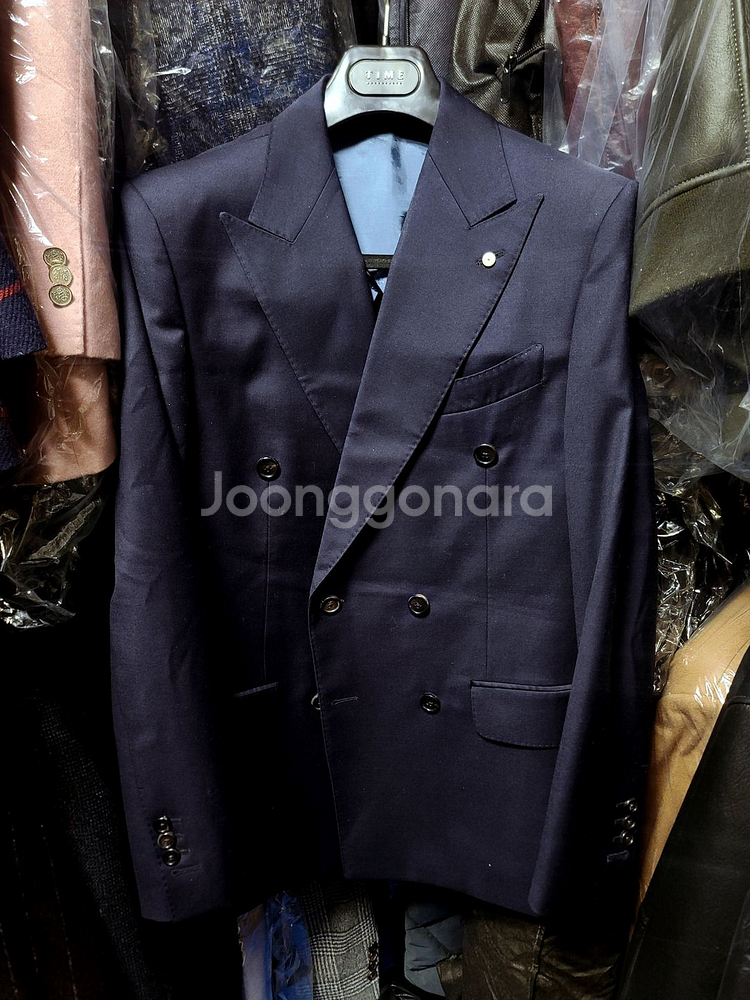 반하트 디 알바자 / 이태리 로로피아나 더블 브레스티드 수트 네이비 / 100, 32--0