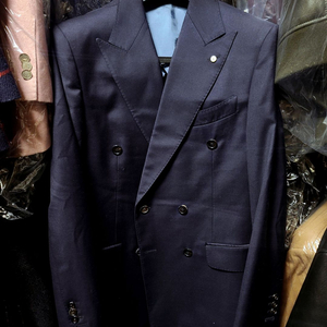 반하트 디 알바자 / 이태리 로로피아나 더블 브레스티드 수트 네이비 / 100, 32