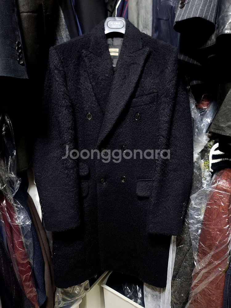 헤든앤미로 / 피크드라펠 알파카 더블 브레스티드 코트 / 50[105]--7