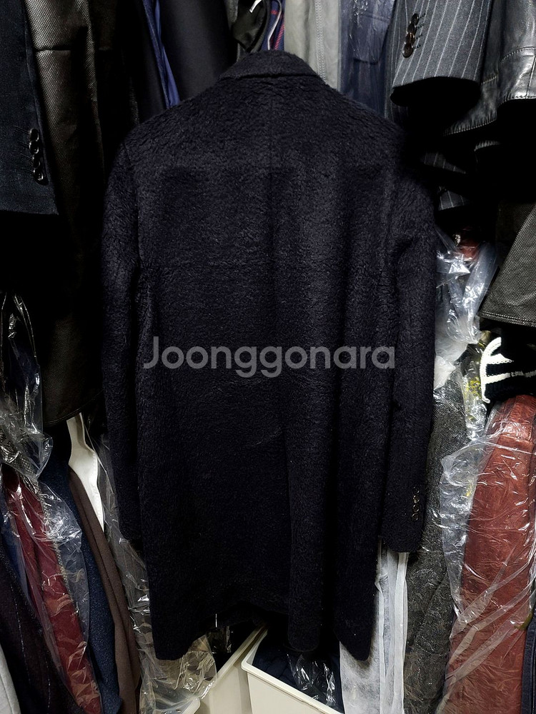 헤든앤미로 / 피크드라펠 알파카 더블 브레스티드 코트 / 50[105]--5