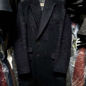 헤든앤미로 / 피크드라펠 알파카 더블 브레스티드 코트 / 50[105]