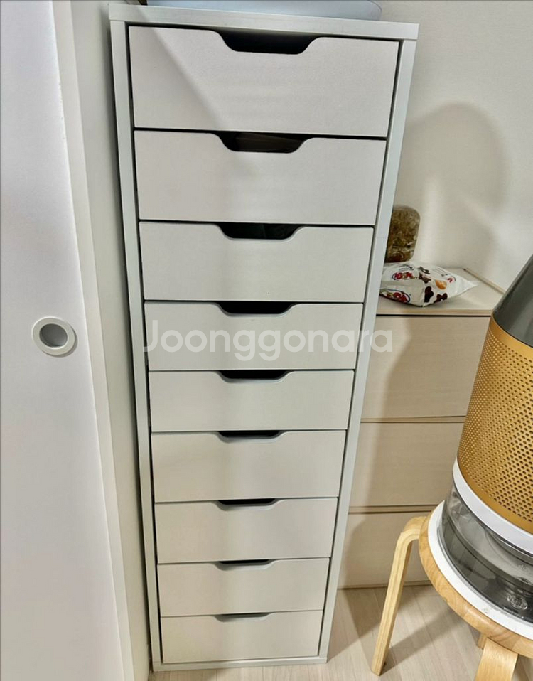 마켓비 OLAF 서랍장 9단 화이트--0